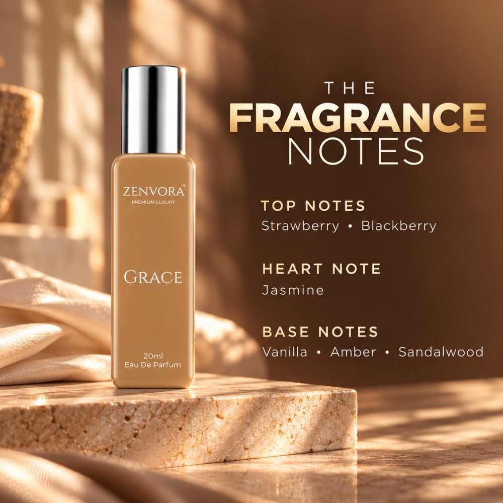 Grace Perfume for Women | Long Lasting Floral Luxury Fragrance – ZENVORA Premium - Image 3