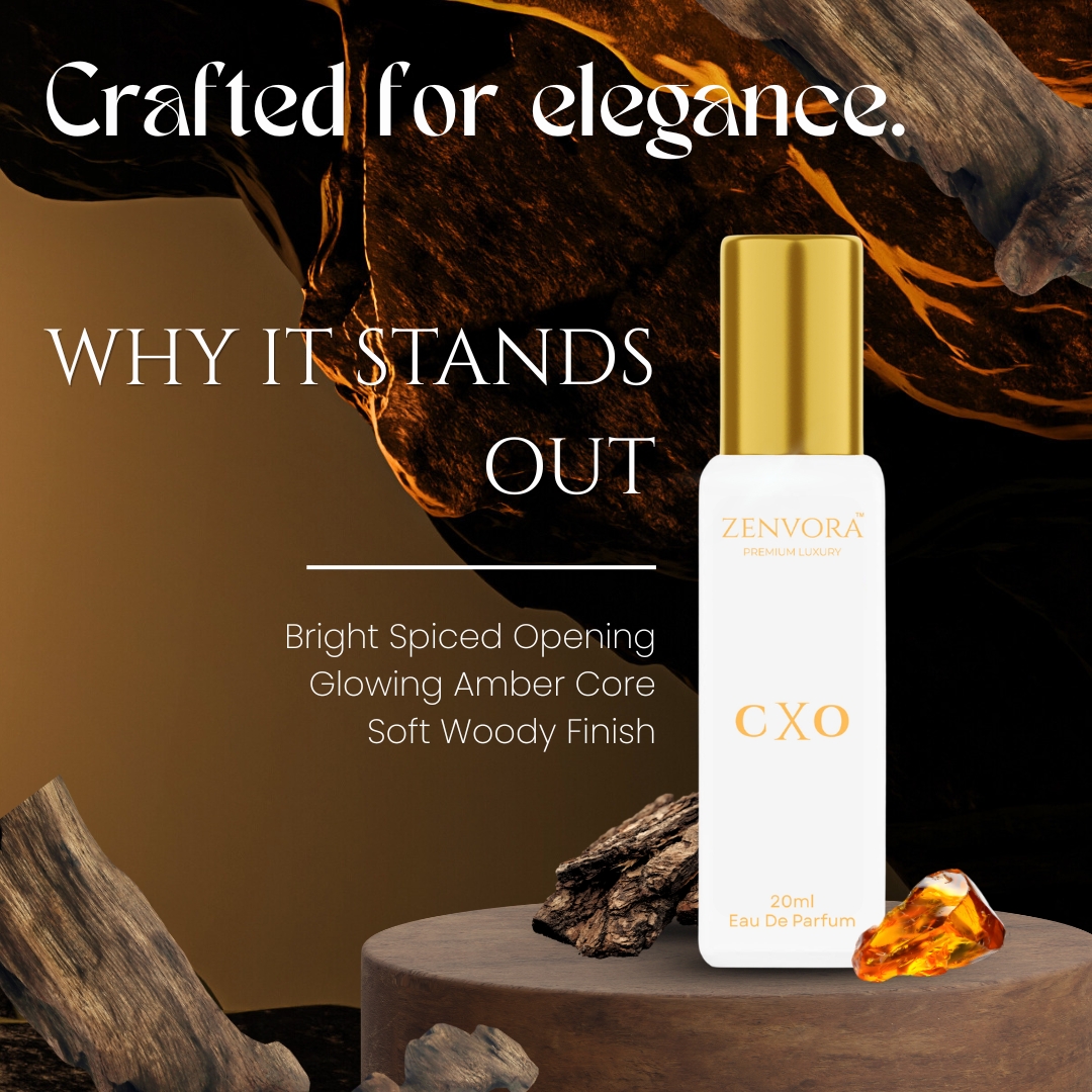 ZENVORA Premium Luxury Perfume Combo for Men (King’s Man + CXO) | Long Lasting Eau De Parfum Pack of 2 (20ml Each) - Image 4
