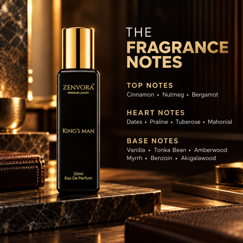 King’s Man Perfume for Men | Long Lasting Luxury Fragrance – ZENVORA Premium - Image 3